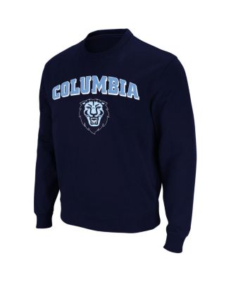 Men's Navy Columbia University Arch & Logo Sweatshirt