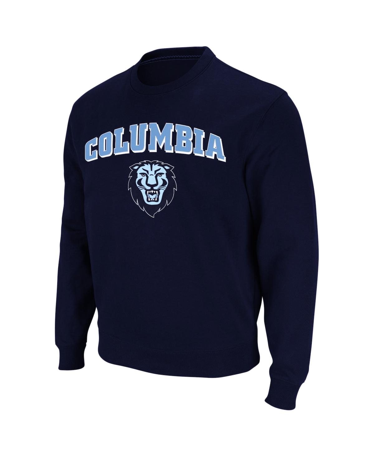 Colosseum Men's  Navy Columbia University Arch & Logo Sweatshirt In Navy