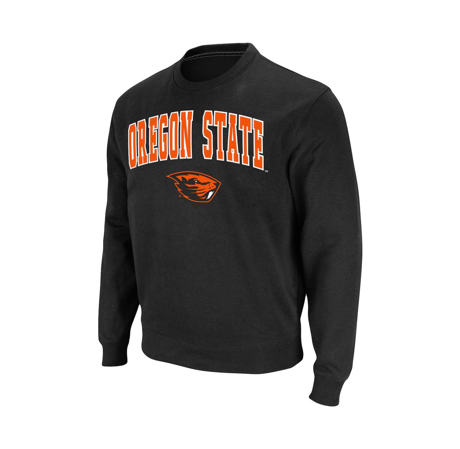 Men's Oregon State Beavers Arch & Logo Tackle Twill Pullover Sweatshirt