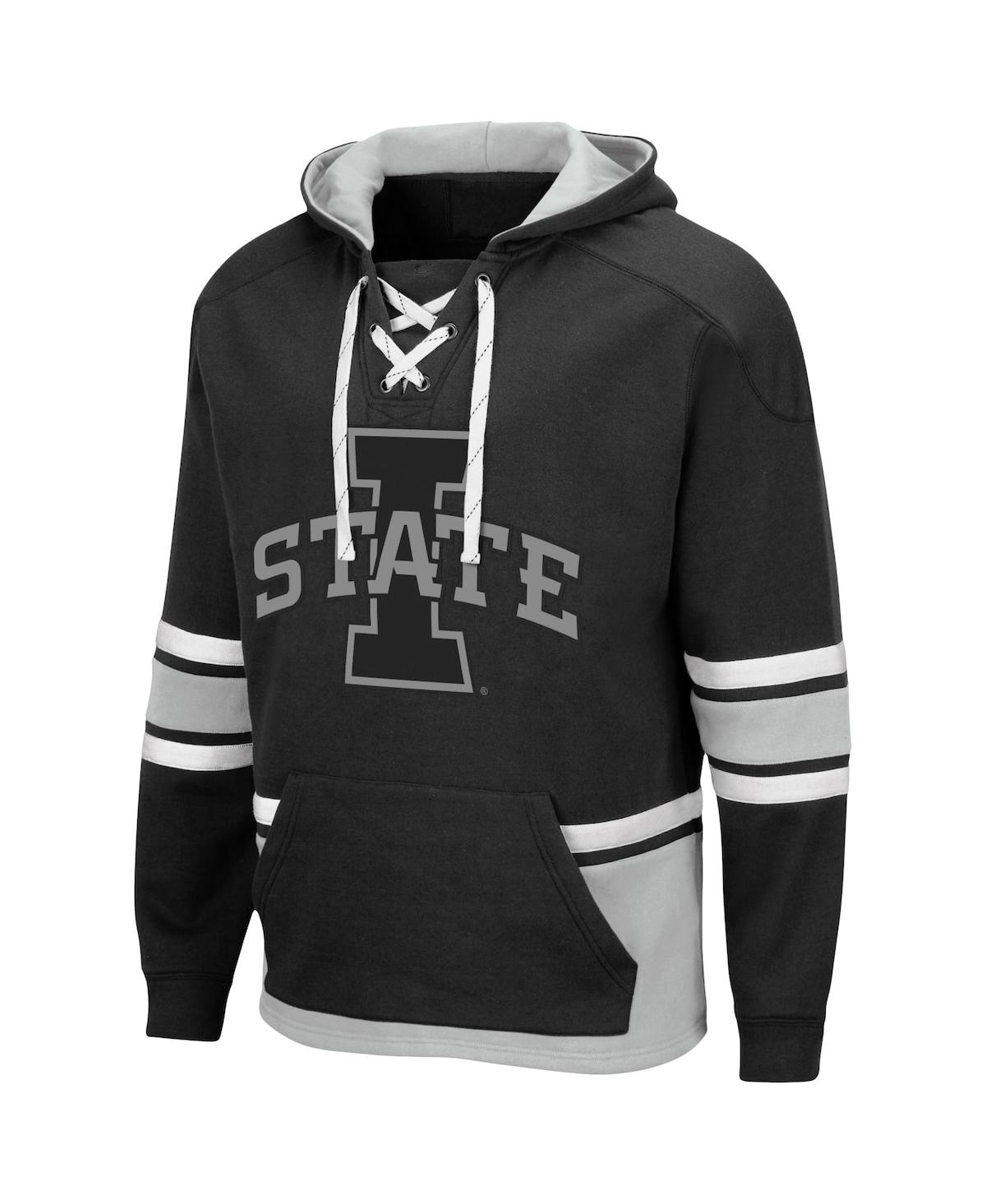 Shop Colosseum Men's  Black Iowa State Cyclones Lace Up 3.0 Pullover Hoodie