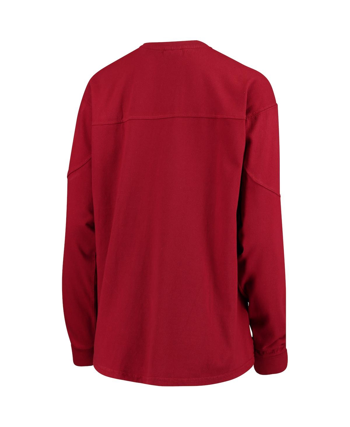 Women'sIndiana Hoosiers Edith Long Sleeve T-shirt - Crimson