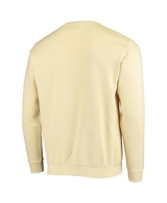 Men's Georgia Tech Yellow Jackets Arch Logo Tackle Twill Pullover Sweatshirt