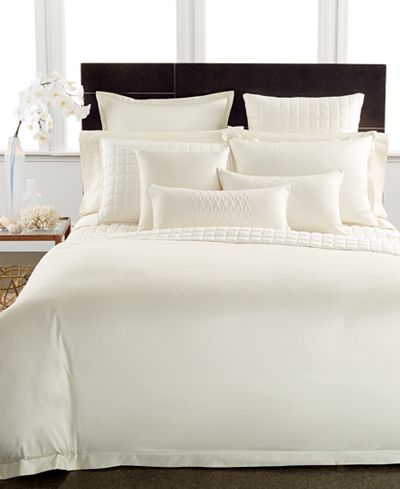 Hotel Collection 400 Thread Count Pima Cotton Ivory Queen Coverlet ...