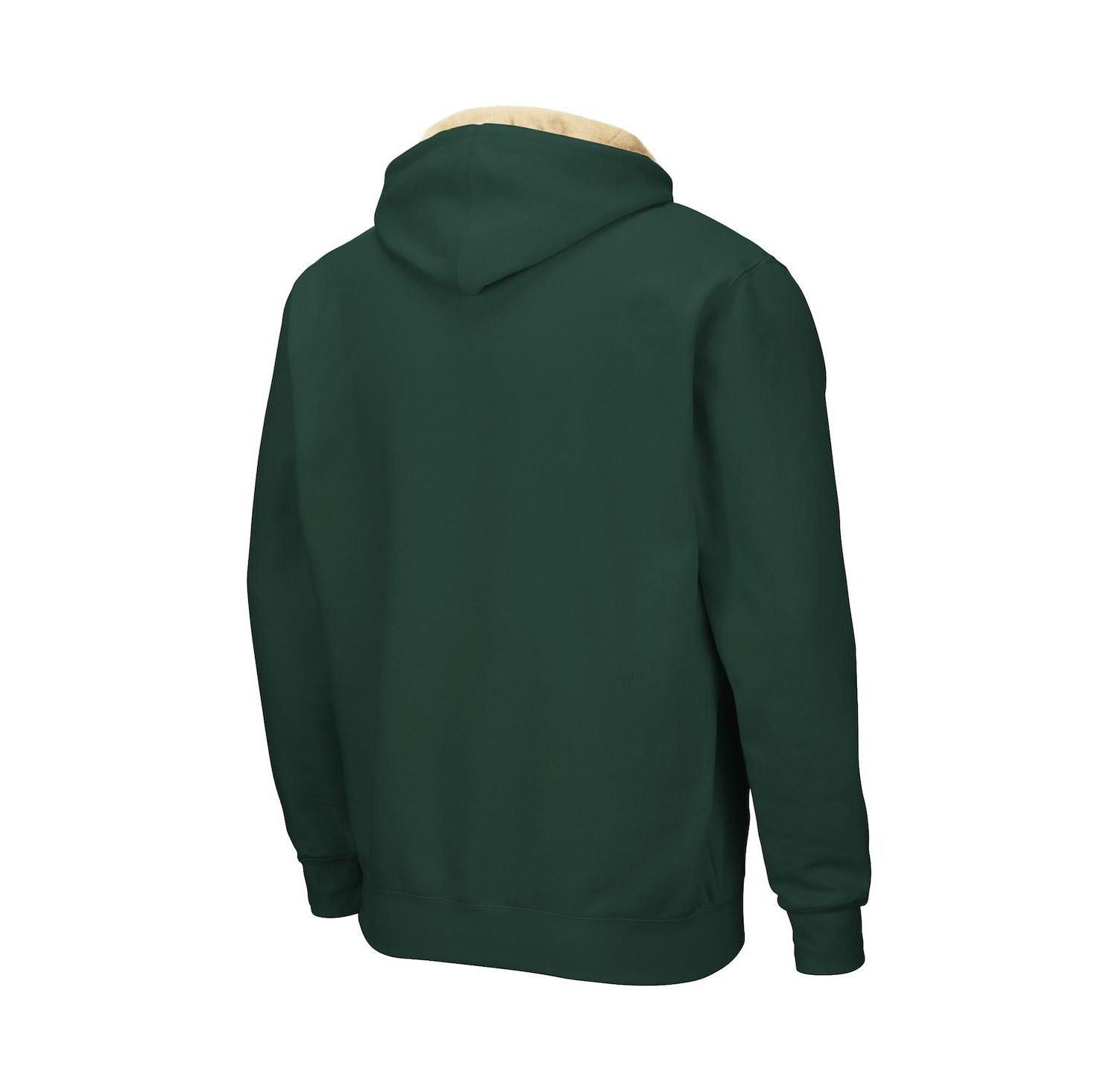 Men's Green Colorado State Rams Arch & Logo 3.0 Full-Zip Hoodie