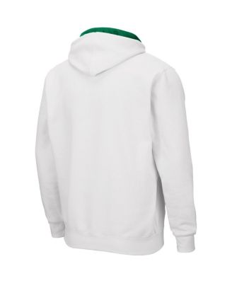 Men's White Oregon Ducks Arch Logo 3.0 Full-Zip Hoodie