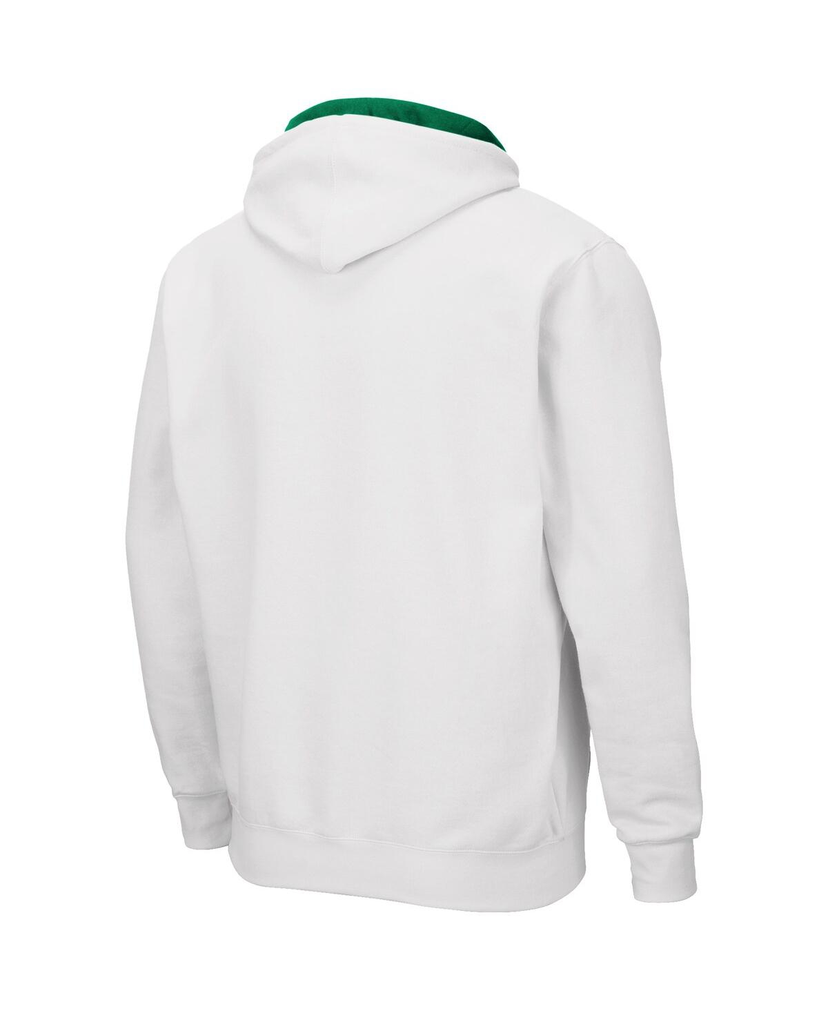 Colosseum Men's  White Oregon Ducks Arch Logo 3.0 Full-zip Hoodie In White