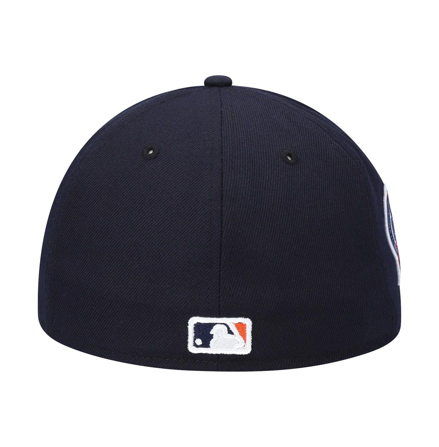 Мужская кепка New Era Navy Houston Astros 9/11 Memorial Side Patch 59Fifty Fitted Hat — фото 5