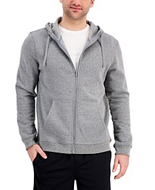 Men's Regular-Fit Solid Full-Zip Hoodie, Created for Macy's 