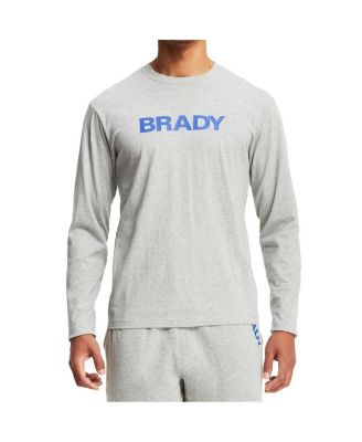 Men's Gray Wordmark Long Sleeve T-shirt