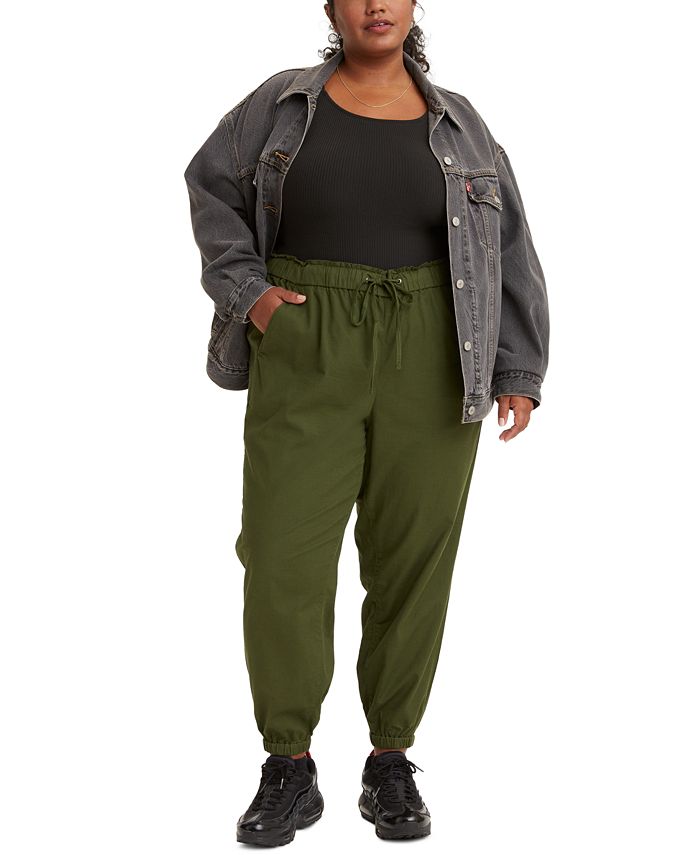 Levi's Trendy Plus Size Off Duty Jogger Pants & Reviews - Pants & Capris -  Plus Sizes - Macy's