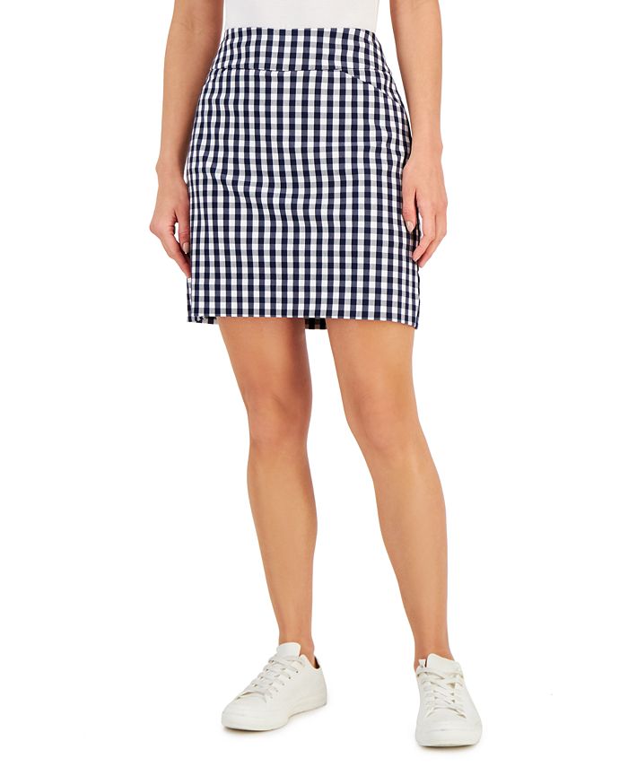 Charter Club Petite Gingham Skort Created for Macy s Macy s