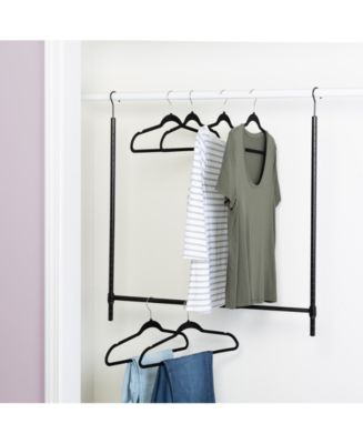 Honey Can Do Hanging Closet Rod for Clothes Hanging - Macy's