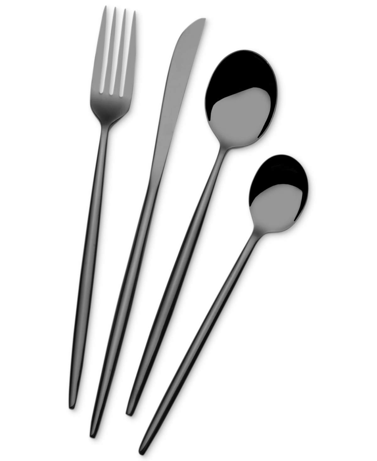 Towle Living Forged Shea 16-pc. Flatware Set, Service For 4 In Black ...