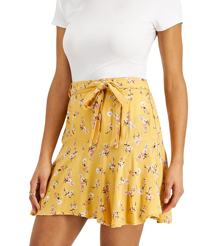 Gold skirt macy's discount