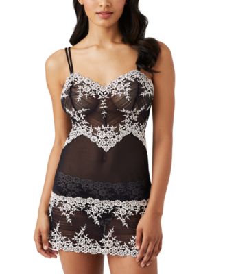 Women's Embrace Lace Sheer Chemise Lingerie Nightgown 814191