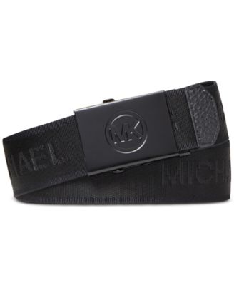 mens black mk belt