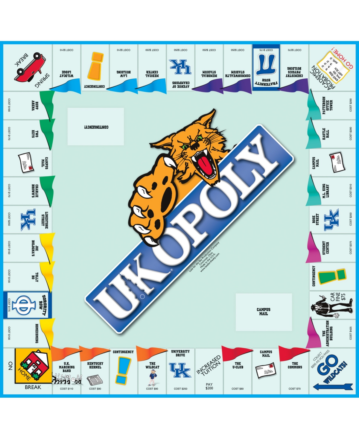 Uk-Opoly Board Game
