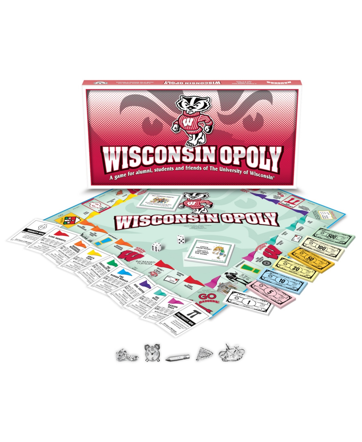 Late For The Sky Kids' Wisconsinopoly Board Game In Multi