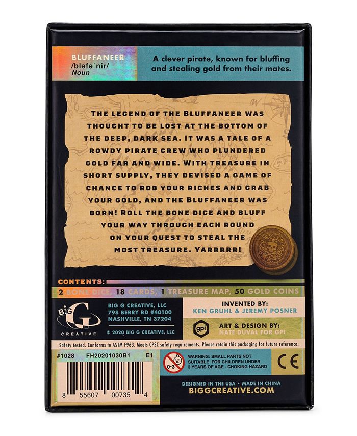 Big G Creative Big G Creation Bluffaneer Dice Board Game Macy's