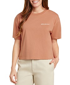 Solid Cropped Logo T-Shirt
