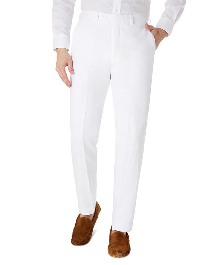 Lauren Ralph Lauren Men's UltraFlex Classic-Fit Linen Pants & Reviews ...