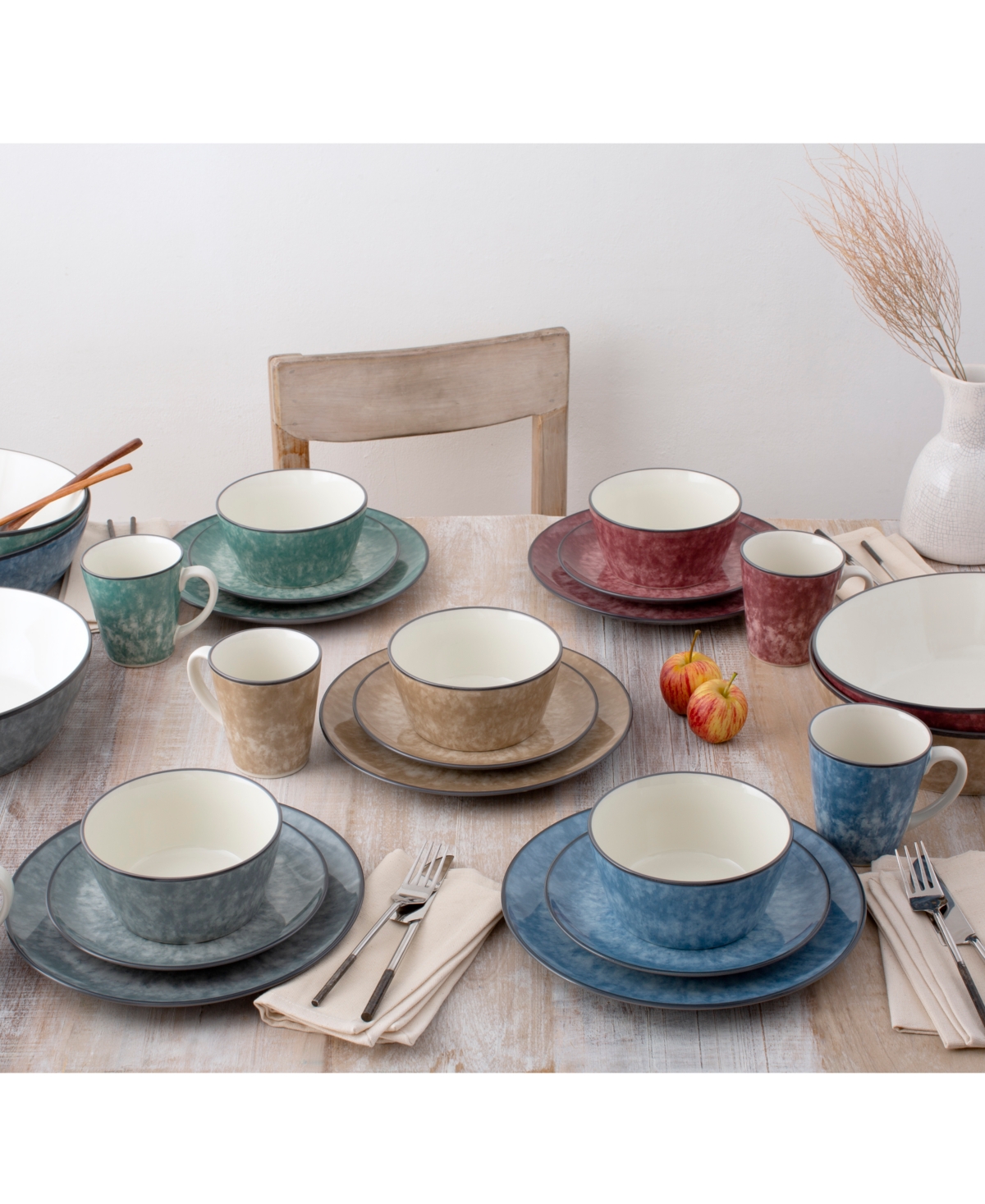 Noritake Colorkraft EssenceDinnerware Set, Service for 4 - Citrine