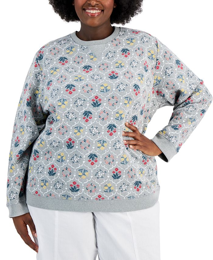 Karen scott classic sweatshirt sales