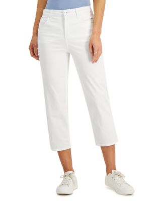 best white capri pants
