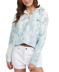 Juniors' Girls Trip Button Front Pullover Hoodie