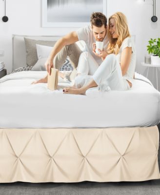 Bedding 14" Tailored Pinch Pleated Bedskirt, Full