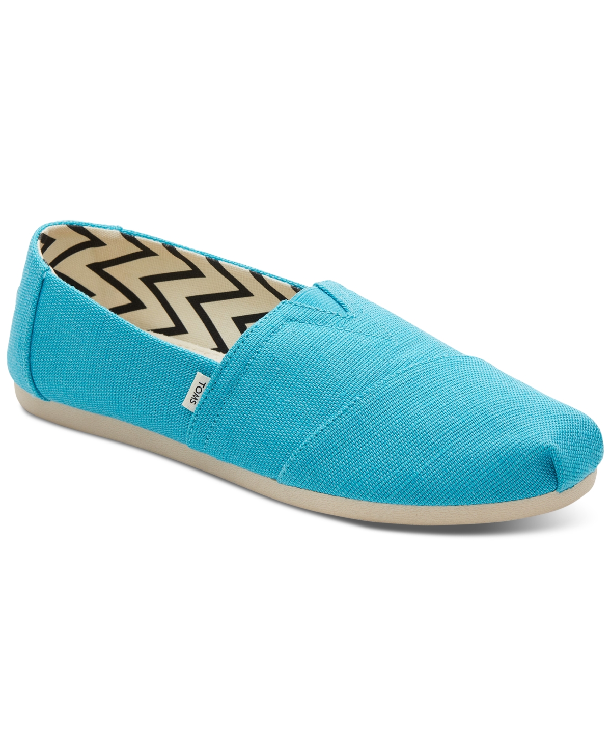 TOMS WOMEN'S ALPARGATA HERITAGE RECYCLED SLIP-ON FLATS WOMEN'S SHOES
