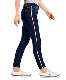 Tribeca TH Flex Side-Stripe Skinny Jeans