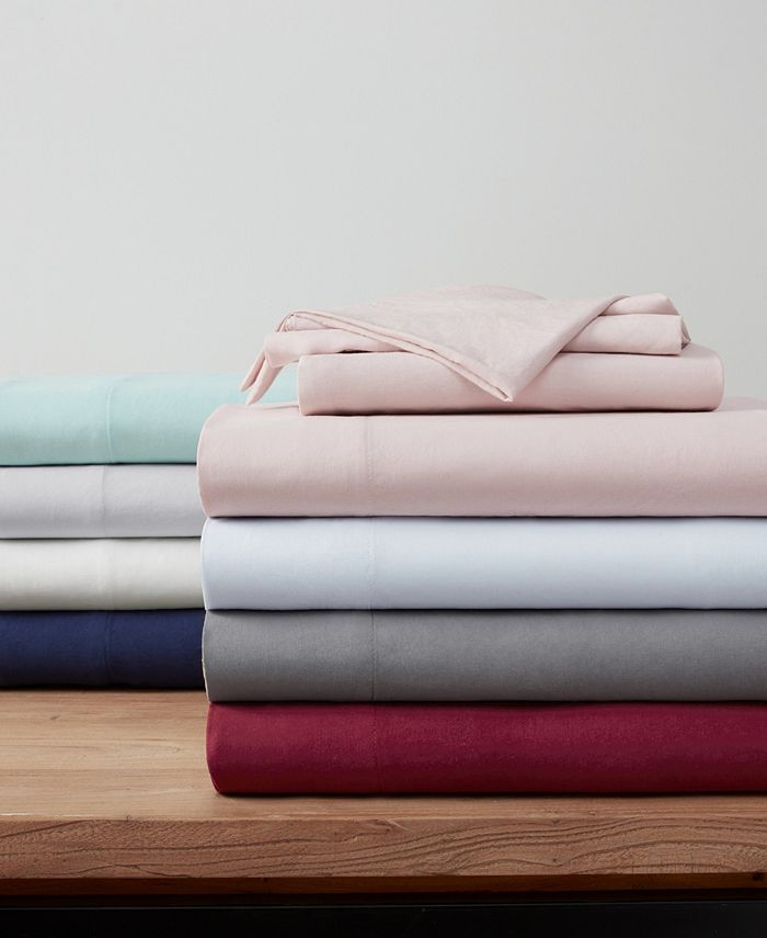 Serta Supersoft Cooling Sheet Set, Twin & Reviews - Sheets & Pillowcases -  Bed & Bath - Macy's
