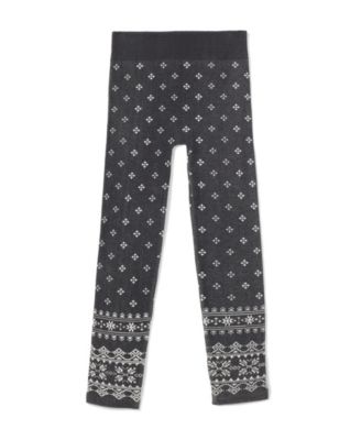 Big Girls Fairisle Seamless Leggings