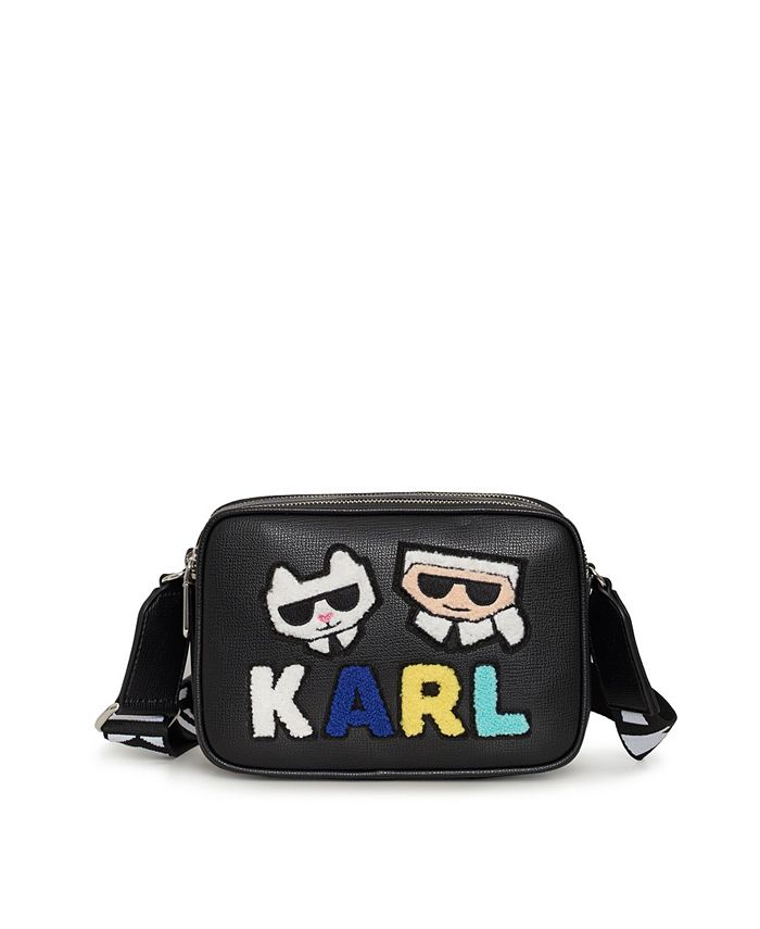 KARL LAGERFELD PARIS Maybelle Karl And Choupette Crossbody - Macy's