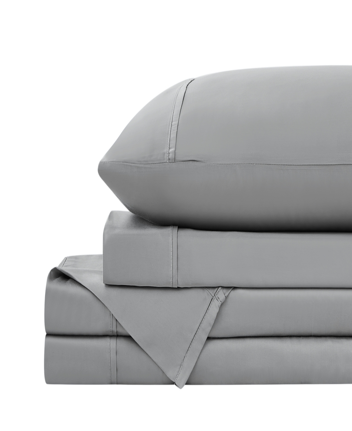 Southshore Fine Linens Premium Luxury Extra Deep Pocket Sheet 4-piece Set, California King In Steel Gray