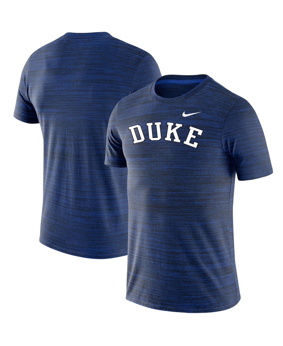 Men's Nike Royal Duke Blue Devils Big and Tall Velocity Space Dye Performance T-shirt