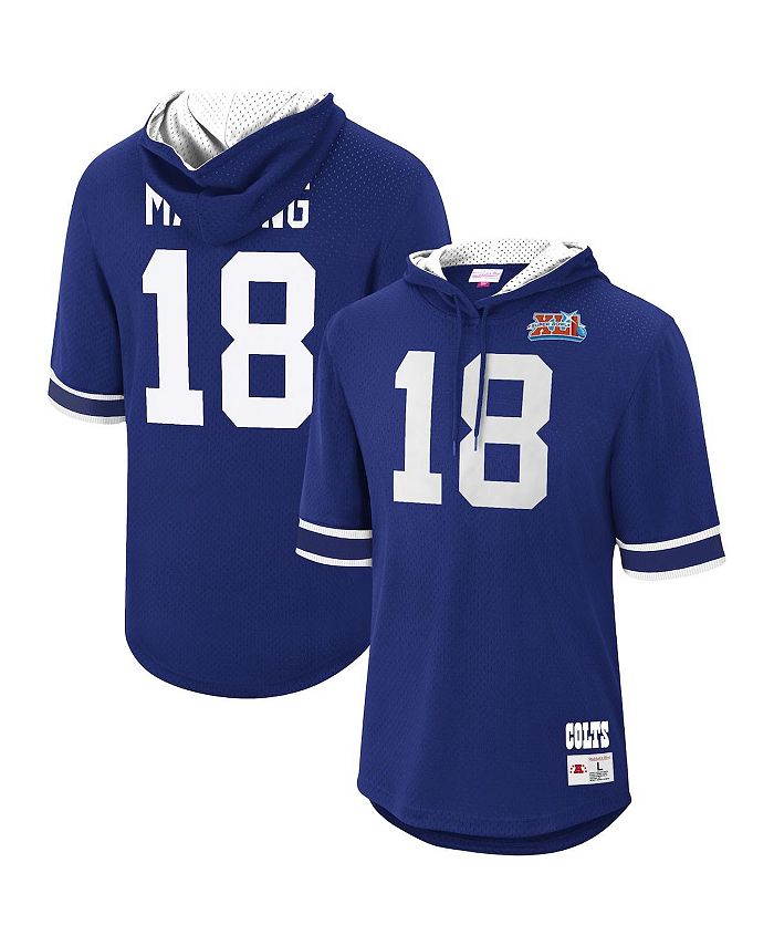 Men's Mitchell & Ness Peyton Manning Royal Indianapolis Colts