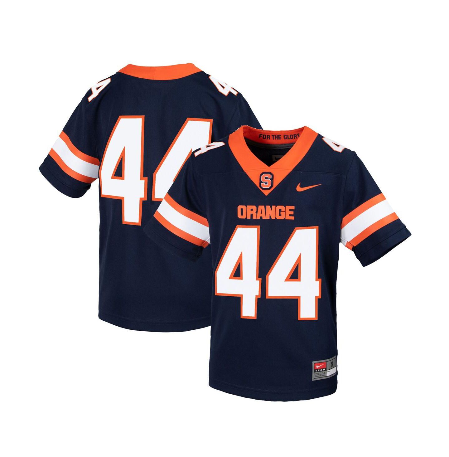 Топ Nike #44 Navy Syracuse Orange Untouchable Football Jersey для мальчиков — фото 2
