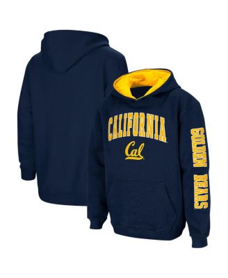 Big Boys Navy Cal Bears 2-Hit Team Pullover Hoodie