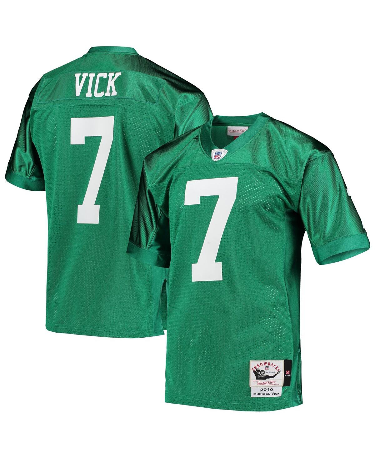 Men's Mitchell & Ness Michael VickPhiladelphia Eagles 2010 Authentic Throwback Retired Player Jersey - Kelly Green