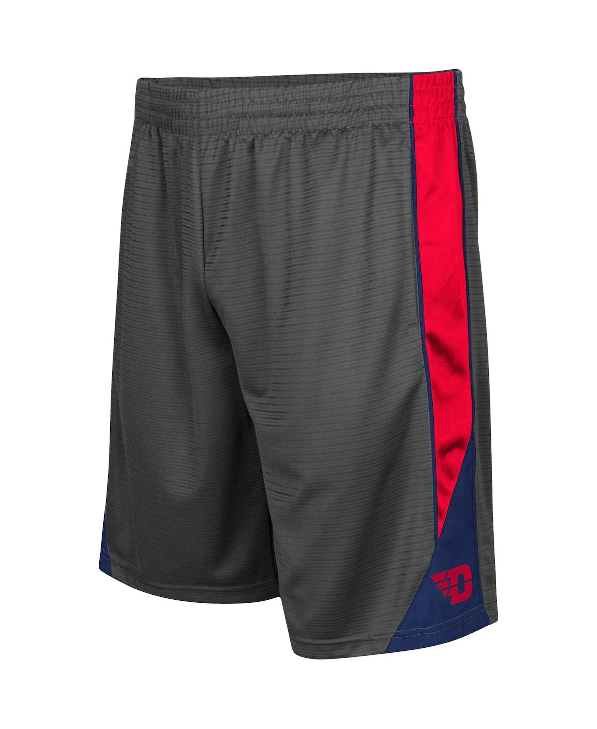Men's ColosseumDayton Flyers Turnover Shorts - Charcoal