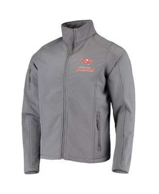 Men's Pewter Tampa Bay Buccaneers Sonoma Softshell Full-Zip Jacket