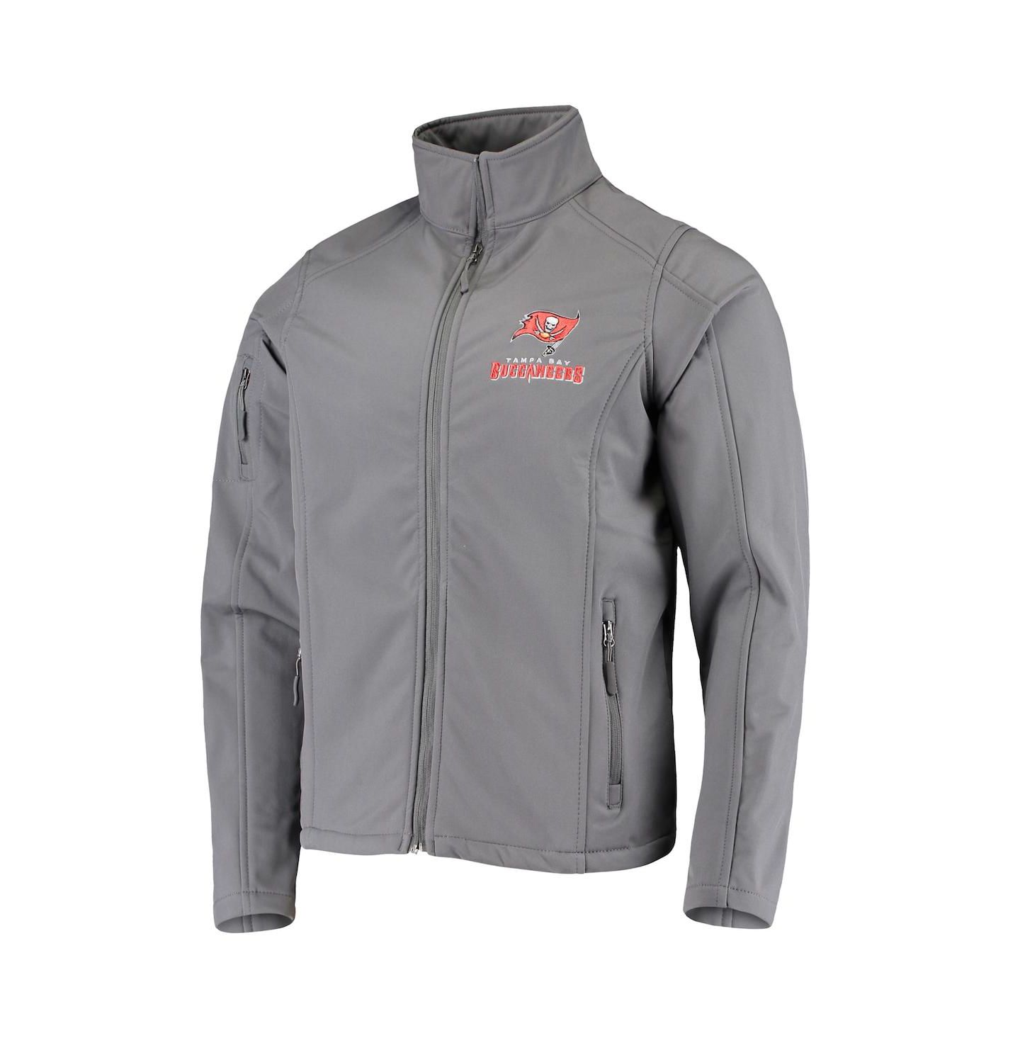 Мужская куртка Dunbrooke Pewter Tampa Bay Buccaneers Sonoma Softshell Full-Zip — фото 3