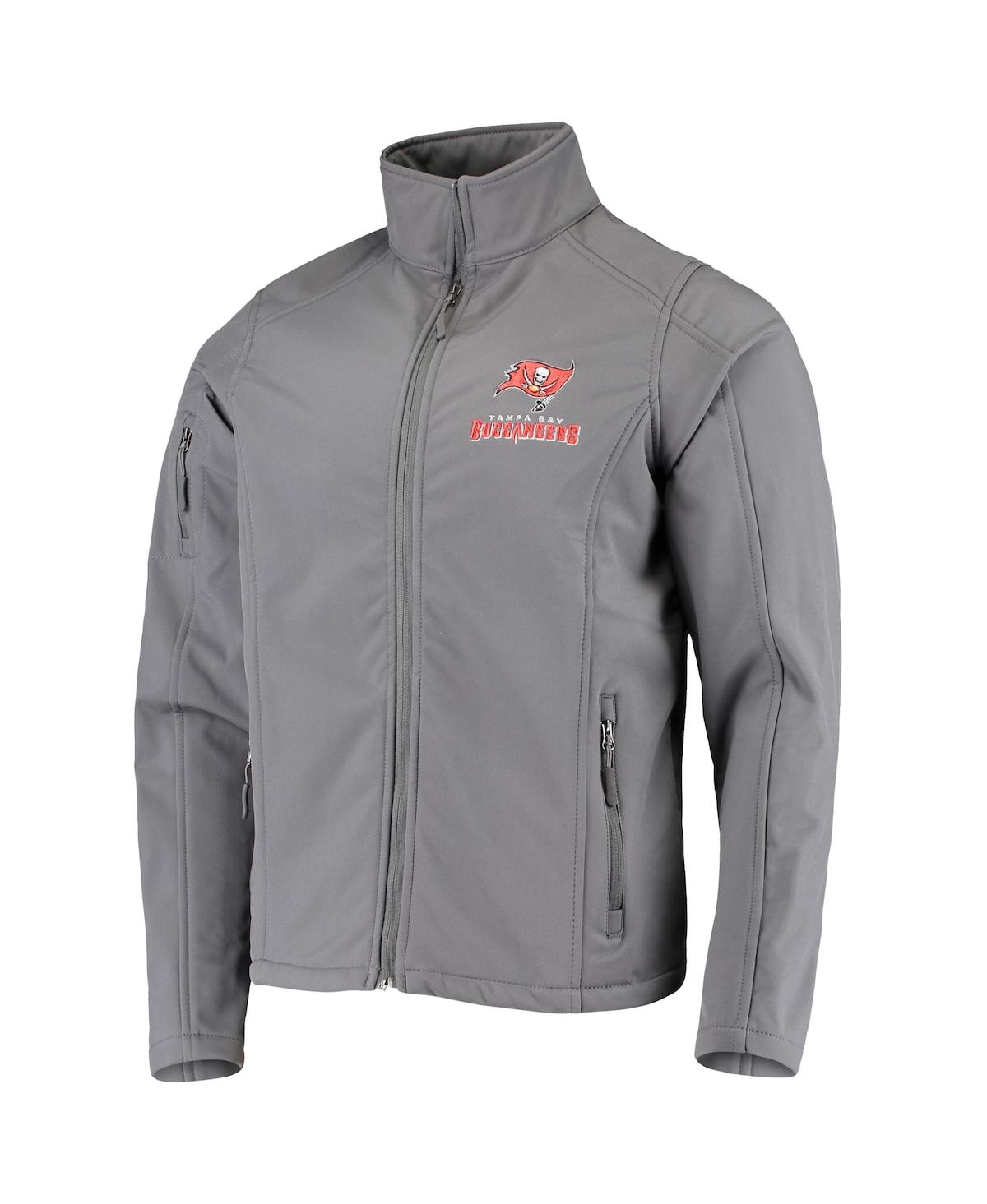 Men's DunbrookeTampa Bay Buccaneers Sonoma Softshell Full-Zip Jacket - Pewter
