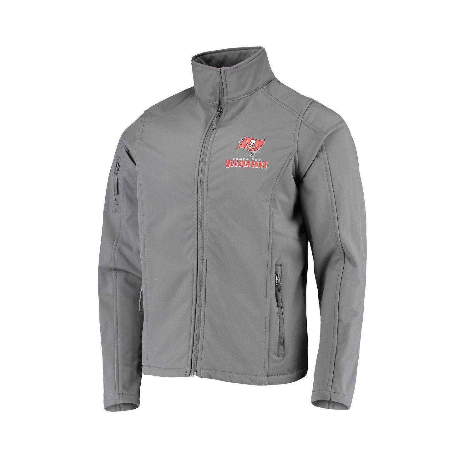 Men's Pewter Tampa Bay Buccaneers Sonoma Softshell Full-Zip Jacket