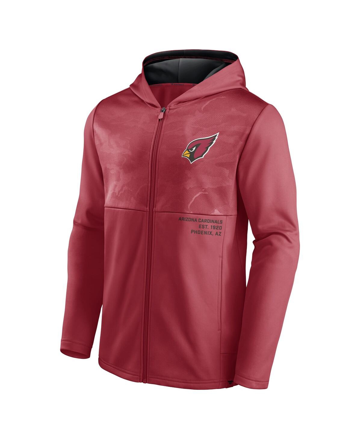 Men's FanaticsArizona Cardinals Defender Full-Zip Hoodie Jacket - Cardinal