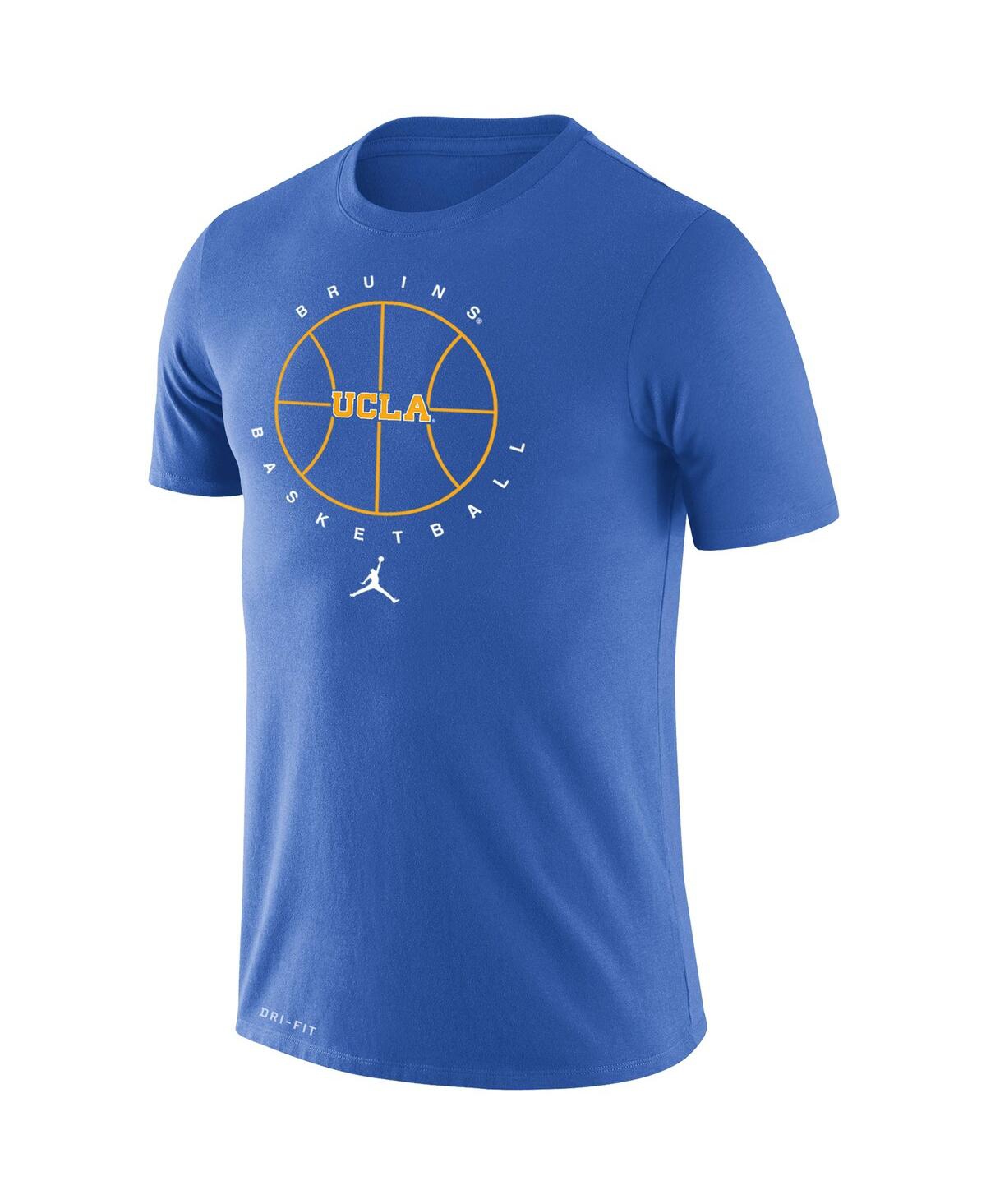 Shop Jordan Men's  Blue Ucla Bruins Basketball Icon Legend Performance T-shirt