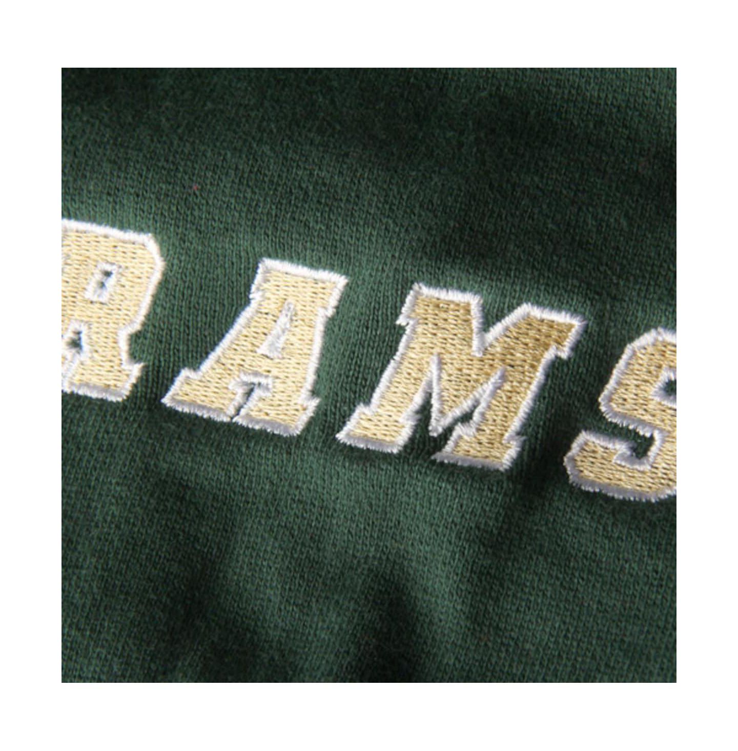 Женское худи Stadium Athletic Green Colorado State Rams Big Logo Pullover — фото 4