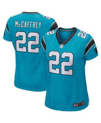 Christian McCaffrey Signed Carolina Panthers Nike Limited Blue NFL Jersey